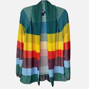 Multicolored Drifter Color Block Cardigan